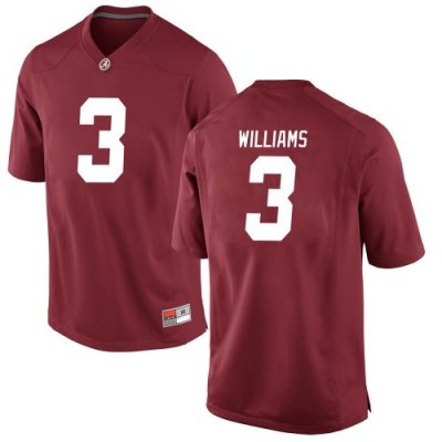 Youth Alabama Crimson Tide #3 Xavier Williams Crimson Game NCAA College Football Jersey 2403IDYR3